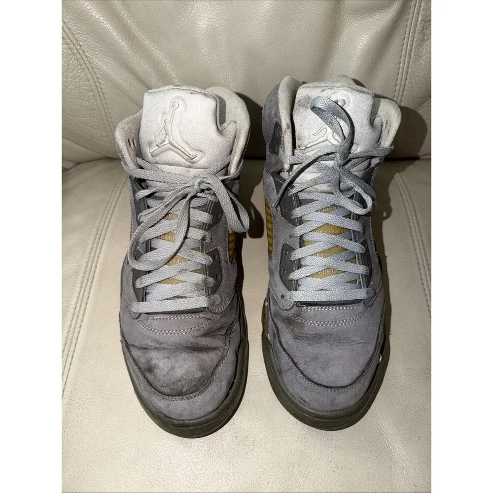 Nike Air Jordan 5 Retro Wolf Grey Men's Shoes Size 11 136027-005